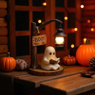 Mềm Ma Xoay Đèn Chất Lượng Cao Hình Ma Dễ Thương Whimsical Quyến Rũ Cho Bàn Làm Việc Kệ Mantels