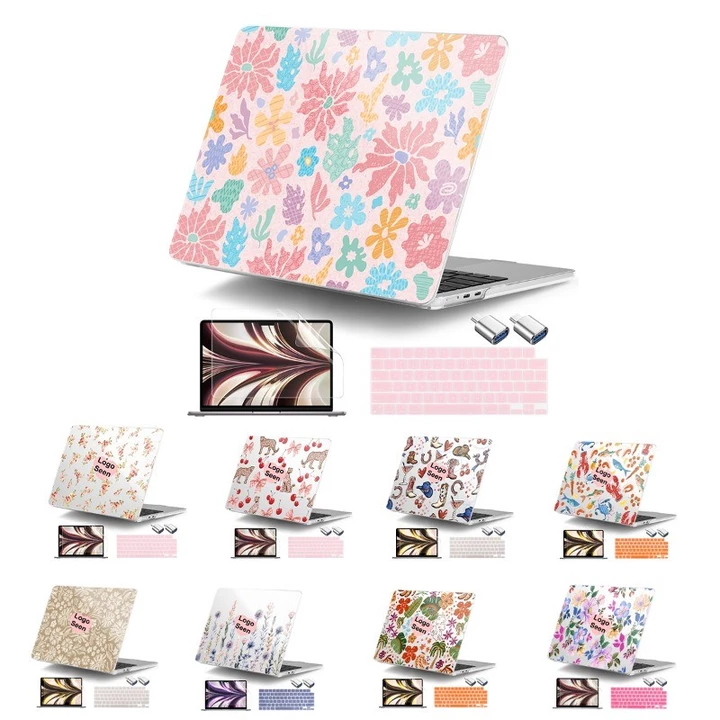 Ốp lưng in cứng pha lê Tương thích cho MacBook 2025 M4 Air 13 A2681 A3113 A3240 M3 M2 Air 15 "A2941 A3114 A3241 Air 13 ” A2337 M1 A2179 ốp lưng