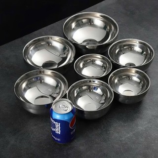 Tô, chén chất liệu inox, 2 lớp cách nhiệt, nhiều kích thước - tiện dụng, siêu bền