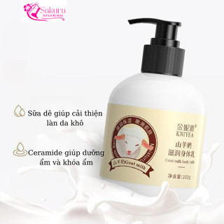 Sữa dưỡng thể thiên nhiên sữa dê trắng sáng da mềm mại  cho da 200ml