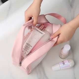 [ WashBag ] Bộ 3 túi trong suốt đựng mỹ phẩm, đồ trang điểm du lịch, chống thấm nước hiệu quả - WashBag