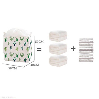 Túi đựng chăn mền, quần áo size lớn có dây rút tiện dụng
