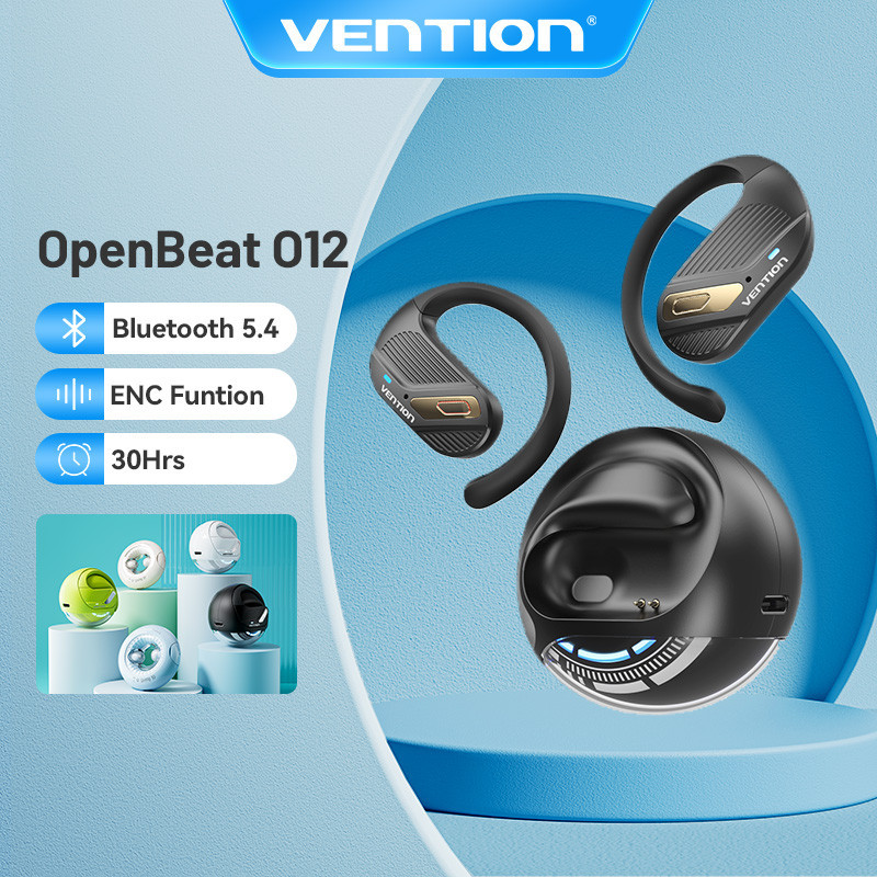 Tai nghe Bluetooth Vention Open Ear 5.4 – Điều Khiển Cảm Ứng, Chống Nước Cho Điện Thoại Xiaomi Samsung Và Nhiều Máy Khác