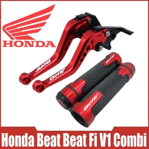Dành Cho Xe Honda Beat / Beat Fi V1 Combi Xe Máy Sửa Đổi Hợp Kim Nhôm CNC 6 Tầng Có Thể Điều Chỉnh Có Thể Gập Lại Phanh & Ly Hợp Đòn Bẩy Có Tay Cầm Và Bộ Bảo Vệ Đòn Bẩy