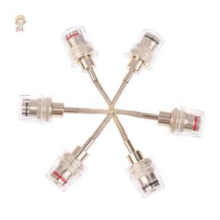 TWE 2 / 4 Cái 4MM Chuối Nữ Đến 2MM Pin Kết Nối Cáp HIFI Cắm Bện Dây Đồng Ổ Cắm VN