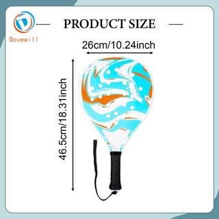 Vợt Tennis Dovewill Padel Lightweight với Grip Chống Trượt và Bề Mặt Sợi Carbon - Phù Hợp Người Mới Tập