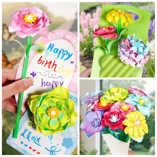 Bộ đồ Chơi Hoa DIY Cao Cấp,Màu Sắc An Toàn,không độc Hại,Phát Triển Tư Duy Khoa Học,Đồ Chơi Giáo Dục Cho Trẻ Em