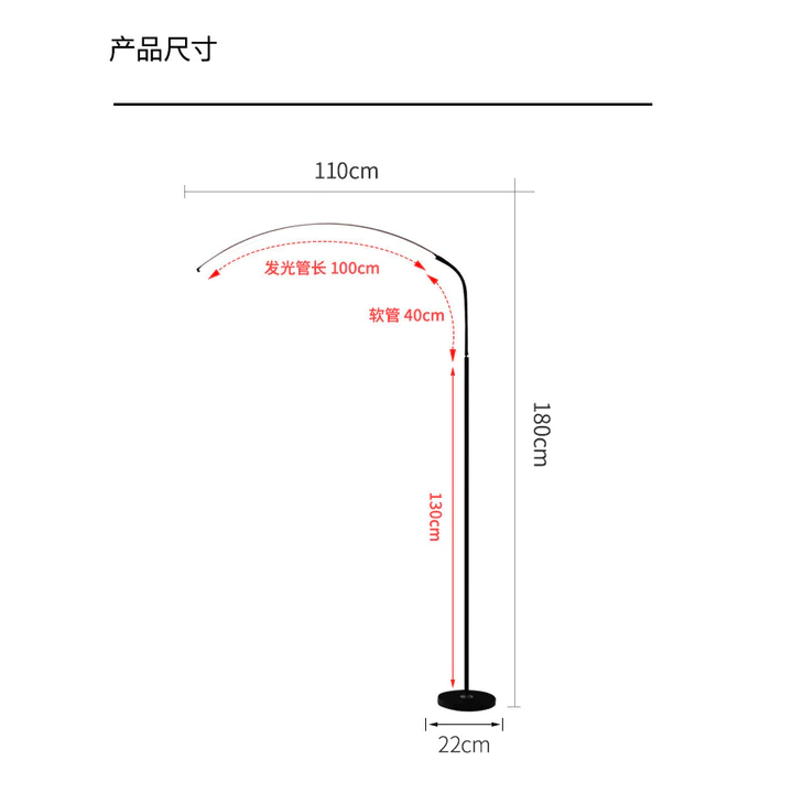 HFTN Đèn sàn phòng khách đèn học đèn phòng ngủ đèn tập piano đèn bảo vệ mắt phổ rộng đèn piano đèn bàn led Đèn đọc sách – 7