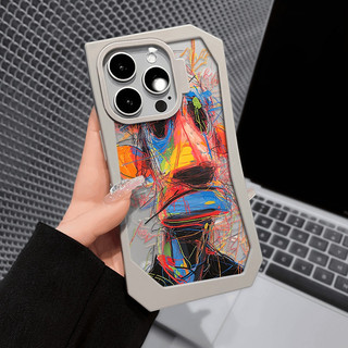 Ốp Điện Thoại Không Đều, Cho iPhone 17 16 15 14 13 12 11 Pro Max Màu Sắc Hợp Thời Trang Nghệ Thuật Mát graffiti Hoạt Hình