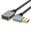 Dây nối dài BTM USB 3 0 Nam sang Nữ với phích cắm góc 90 độ Hỗ trợ tốc độ 5Gbps cho ổ cứng gắn ngoài