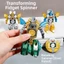 HT3 Biến Đổi Con Quay Robot Đồ Chơi Quay Biến Dạng Fidget Đồ Chơi Cho Bé Trai Sáng Tạo Giảm Căng Thẳng Đồ Chơi Cho Trẻ Em TH3