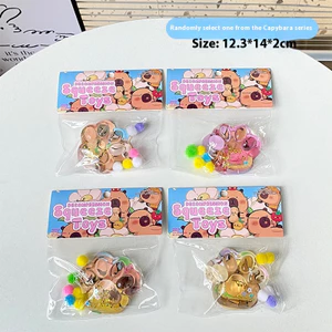 Đồ chơi bóp Capybara dễ thương để giảm căng thẳng, Bộ đồ chơi giải nén vui nhộn
