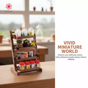MJnmc Nhà Búp Bê Bánh Mì Ra 1 12 Cân Hiển Thị Kệ Mini Hoa Đứng Mẫu Cho Siêu Thị Cửa Hàng Làm Bánh Cảnh DIY Phụ Kiện Mới