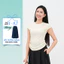 Áo Thun Nữ GUMAC Form Slim Tay Liền Rút Nhún Hai Bên Thun Gân Mềm Thoải Mái Tôn Dáng ATE11035