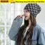 Khăn choàng ren Cotton mềm BAMBOOB, Khăn quàng cổ in họa tiết thu đông đa năng dành cho nữ, Cổ giả Bảo vệ cổ thời trang Mũ xoắn
