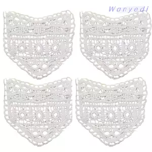 WANYEDI 1 / 4 Cái Quần Jean Thắt Lưng Mở Rộng, Phụ Nữ Điều Chỉnh Eo Mở Rộng, Rỗng Ren Cotton Dây Thắt Lưng Cho Quần Jean Quần