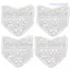 WANYEDI 1 / 4 Cái Quần Jean Thắt Lưng Mở Rộng, Phụ Nữ Điều Chỉnh Eo Mở Rộng, Rỗng Ren Cotton Dây Thắt Lưng Cho Quần Jean Quần