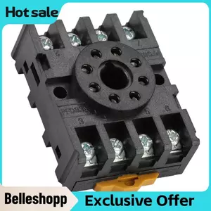 Belleshopp Ổ cắm điện 8 chân đế rơle PF083A cho thời gian MK2P AH3