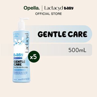Bộ 5 Sữa Tắm Gội Trẻ Em Lactacyd Baby Gentle Care Bảo Vệ Dịu Nhẹ Cho Làn Da Nhạy Cảm 500ml