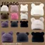 FEDAOG Mũ Nữ Đáng Yêu, Chu Vi Đầu 58-60cm Có Tai Sang Trọng Tai Gấu Dễ Thương Beanie, Mũ Bảo Vệ Tai 8 Màu