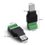 Đầu nối USB THEGIRL8B, Với 5 chân Vít Nam / Nữ 5 Pin Cắm USB, Nam / Nữ Để Vít Adapter Loại a Có Tấm chắn Bàn phím đầu cuối vít 5 chân không hàn