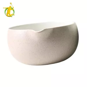 Bát trà Matcha cho phòng trà văn phòng Quà tặng cho người yêu Matcha / bạn bè / gia đình Màu hồng chuyển màu