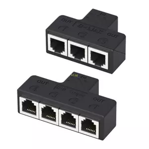 Bộ chia điện thoại btsg Bộ chuyển đổi điện thoại 3 chiều 4 chiều Cổng RJ11 6P6C để sử dụng văn phòng tại nhà