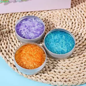Đồ chơi đất sét lỏng không mới QEARY, Crystal Clear đầy màu sắc dạng lỏng pha lê, Đồ chơi mỏng pha lê trong suốt đàn hồi không độc hại cho trẻ em