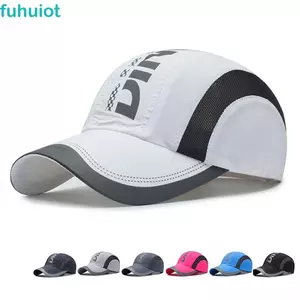 Mũ khô nhanh FUHUIOT, Mũ thể thao có thể điều chỉnh chống nước, Mũ bóng chày siêu mỏng Snapback thoáng khí mùa hè