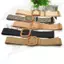JULYHOT Mùa Hè Nữ Co Giãn Dệt Thắt Lưng Vuông Bule Vintage Boho Rơm Thắt Lưng Đầm Massivedeals