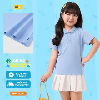 [POLO All-In-1] Áo polo cho bé đi học 3-15 tuổi YODY dáng cơ bản co giãn thoáng mát KCPO26A001 TCPO26A001