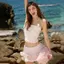 Mùa hè Pure Desire Ngọt ngào cay ba chiều ống hoa Top Vest Ren Niche Design Slim-fit Slimm