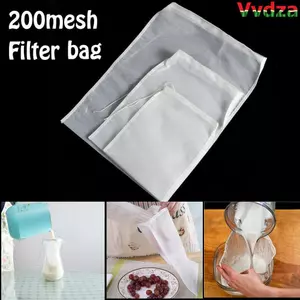 VVDZA 200mesh Nylon Lưới Mịn Thương Mại Lọc Rượu Thực Phẩm Đặc Biệt Rây Lọc Phô Mai Vải