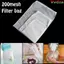 VVDZA 200mesh Nylon Lưới Mịn Thương Mại Lọc Rượu Thực Phẩm Đặc Biệt Rây Lọc Phô Mai Vải