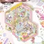 Nhãn dán cảnh thu nhỏ GETVOW, Nhãn dán phong cảnh hoạt hình Kawaii, Lễ hội sách cảnh thu nhỏ ba chiều DIY Quà tặng sinh nhật