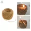 Kohaku Nâu Hữu Cơ Gai Dầu Nến Wick Sáp Ong Lớp Phủ Dây Sáp Sợi Để Làm Nến DIY Khuôn Nến Tiếp Liệu Hàng Thủ Công Thơm