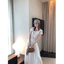 Milyfashion Hoa Chấm Bi In Gạc Cổ Tròn Vai Chính Hãng Slim-fit Áo Thun Tay Ngắn Y2K Mùa Hè Phong Cách Mới GRTU