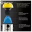 GE 3 Chiếc Bọt Thay Thế Filterpat Cho Einhell BT VC 1250 Máy Hút Bụi Ướt Và Khô Sử Dụng Vệ Sinh Nhà Cần Thiết VN