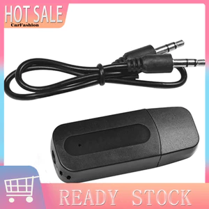 < CarFashion > Bộ thu loa âm thanh nổi không dây tương thích Bluetooth 35mm USB Dongle