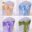 Khăn choàng Satin đầy màu sắc Đám cưới nơ ghế chất lượng cao cho vỏ bọc ghế Sash Tiệc sinh nhật Khách sạn Show Trang trí Bán buôn ELWW