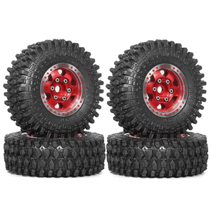 4 55mm 7mm Hex 1.0 '' Kim Loại Beadlock Bánh Xe Nâng Cấp Hub Vành Cho 1 / 18 Rc Xe Bánh Xích Traxxas Trx4-m Trx4m Bronco Defender Trục Scx24 Fms Fms Nâng Cấp