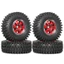 4 55mm 7mm Hex 1.0 '' Kim Loại Beadlock Bánh Xe Nâng Cấp Hub Vành Cho 1 / 18 Rc Xe Bánh Xích Traxxas Trx4-m Trx4m Bronco Defender Trục Scx24 Fms Fms Nâng Cấp