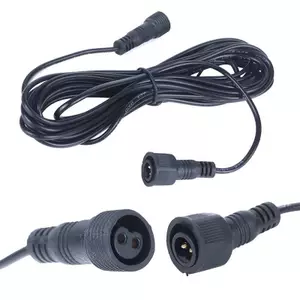 Ziyulinyuk 5 Mét Cáp Nối Dài Cho Đèn Năng Lượng Mặt Trời Cáp Chống Thấm Nước 2 Pin Nam Đến Nữ Đầu Nối Pha Đa Năng 5M Cáp VN