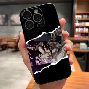 TP-3 B-Black Clover Anime Ốp Lưng Điện Thoại IPhone 17 Pro Max 15 Pro 16 14 Plus 12 13 Mini 11 Pro Vỏ Mềm Chống Sốc