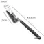 Luckyew BBQ Grill Brush Scrubber Dụng cụ làm sạch thịt nướng Dây thép không gỉ TQ