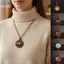 Vòng cổ mặt dây chuyền bằng gỗ JVSUB, Dây chuyền áo len dây chuyền da rồng Phượng hoàng, Vintage Boho Handmade Cổ dài trang trí cho nữ