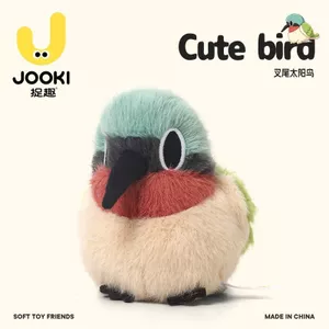 Hàng sẵn có Sunbird Búp bê sang trọng Dệt kim dễ thương Búp bê chim Gối ngủ Búp bê bé gái Quà tặng sinh nhật