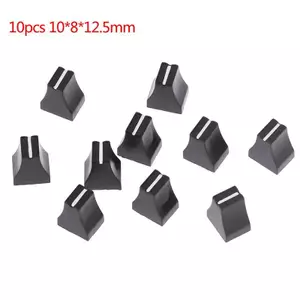 Ziyulinyuk 10 miếng 10 × 8 × 12.5mm trộn nút bấm nắp DJ đĩa công tắc nắp trộn nút bấm nắp bảng điều khiển VN