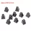 Ziyulinyuk 10 miếng 10 × 8 × 12.5mm trộn nút bấm nắp DJ đĩa công tắc nắp trộn nút bấm nắp bảng điều khiển VN