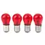 Ziyulinyuk 2 Chiếc BAW15D Phanh Đỏ Dừng Đuôi Bóng Đèn Ô Tô 12V Biến Tín Hiệu Đèn Cảnh Báo VN